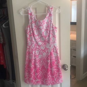 Pink and white cute dress